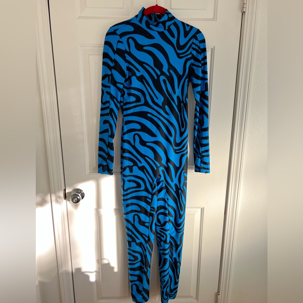 Fashion Nova Blue Funky Jumpsuit